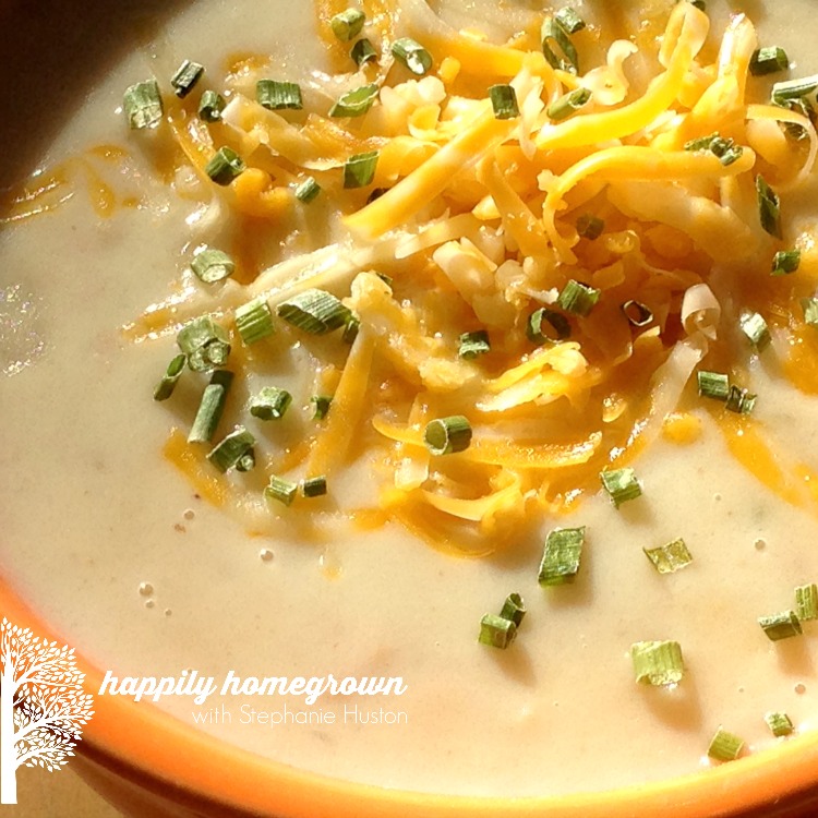 What's better than a warm bowl of soup on a cold day? Try this creamy Loaded Potato Soup with some crusty bread and you'll have the perfect comfort food.