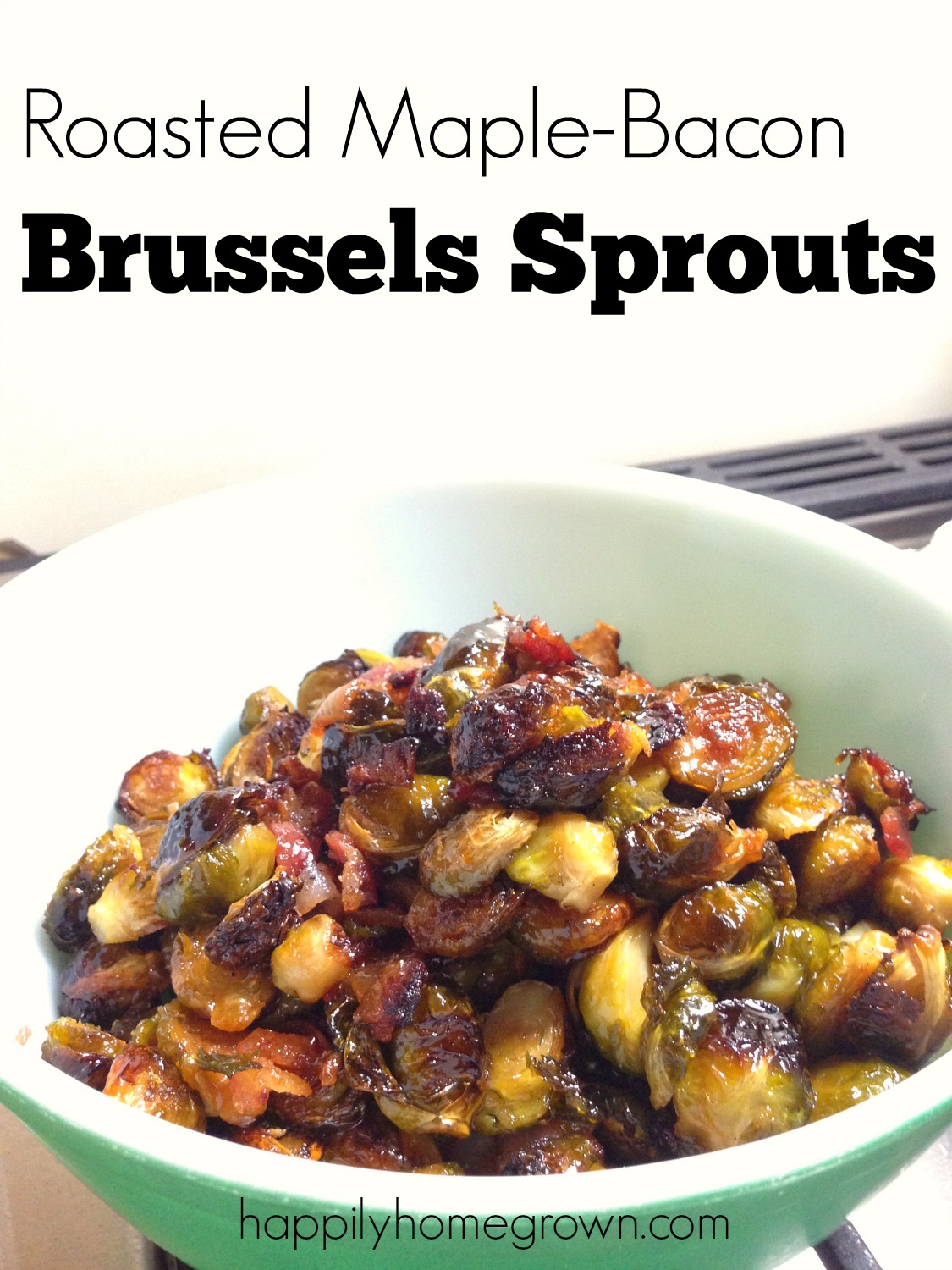 roasted maple bacon brussels sprouts