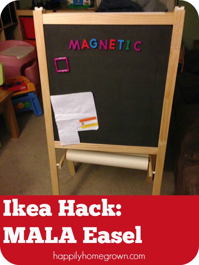 IKEA Hack of the MÅLA Easel - Happily Homegrown