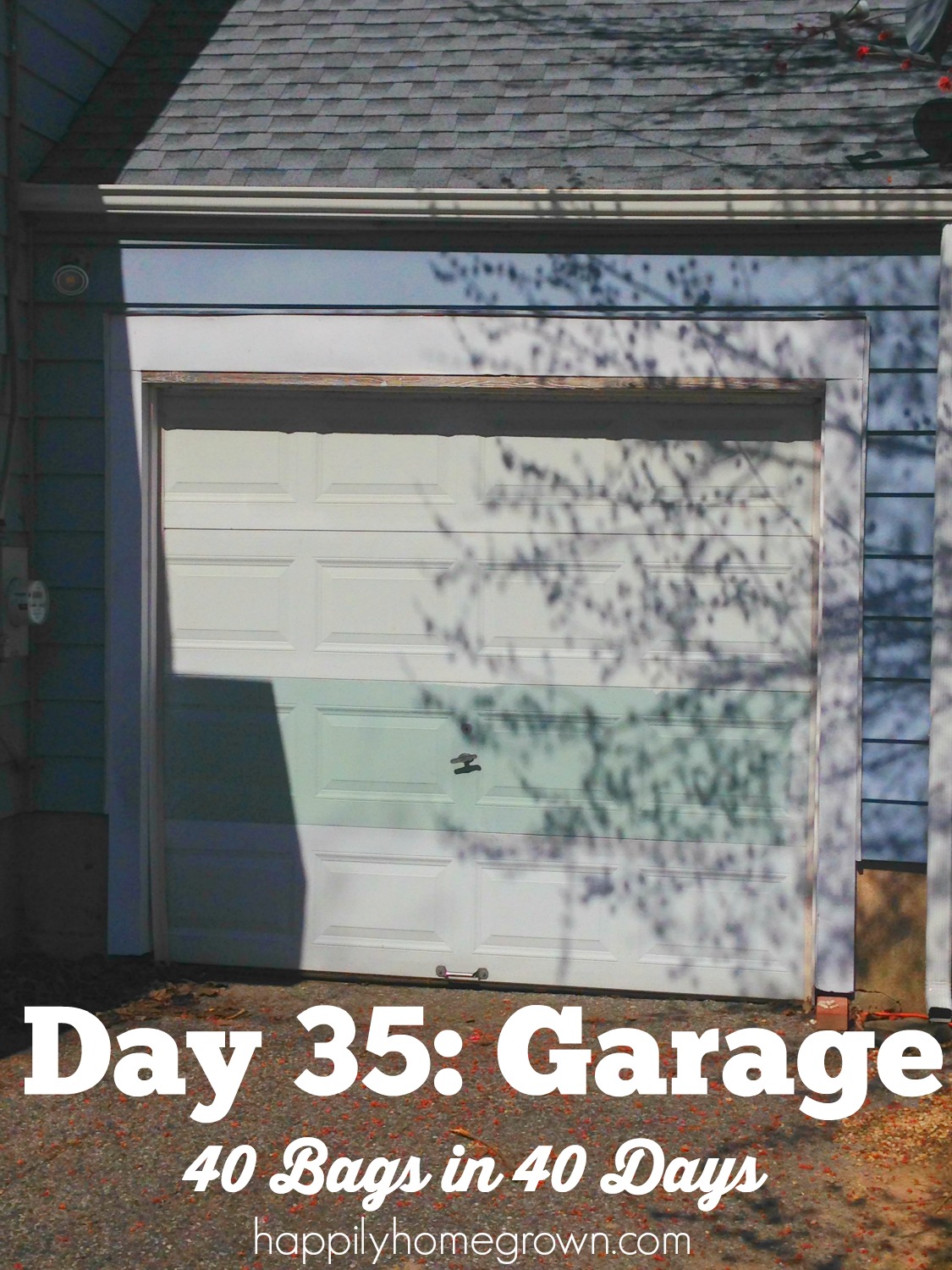 How have you been doing with the 40 Bags in 40 Days Combat Clutter Challenge? Today is Day 35, and we are going to tackle the garage. Are you ready?