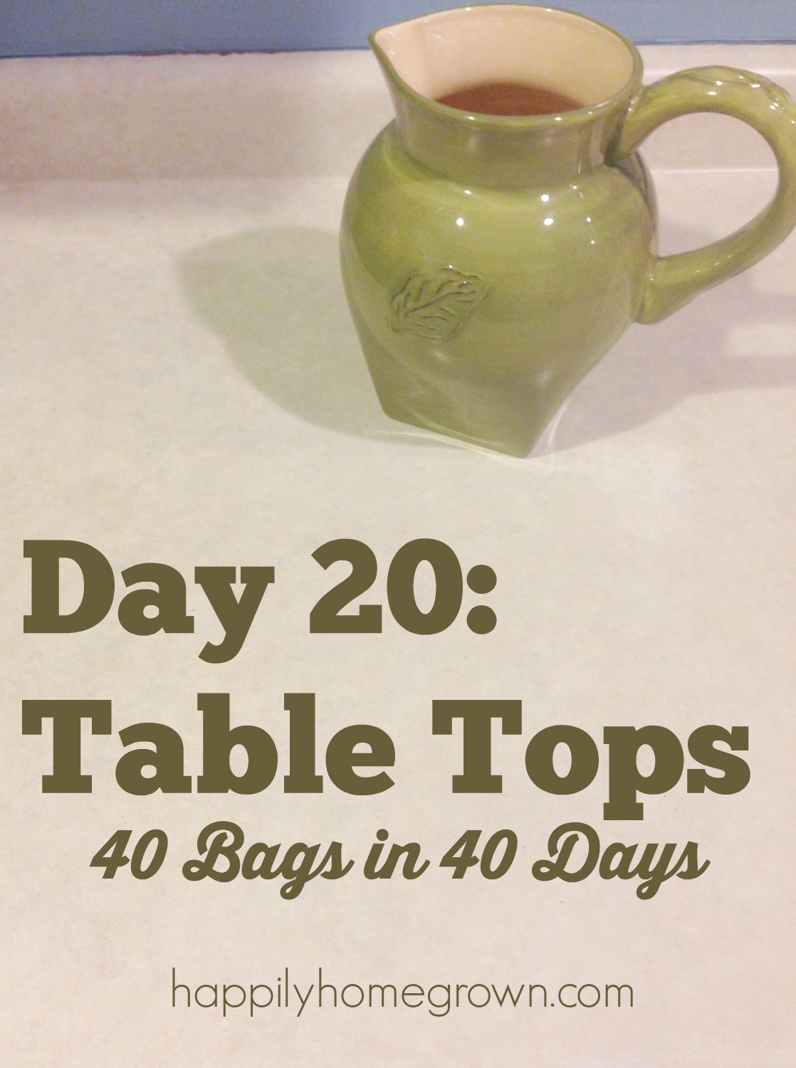 day 20 table tops