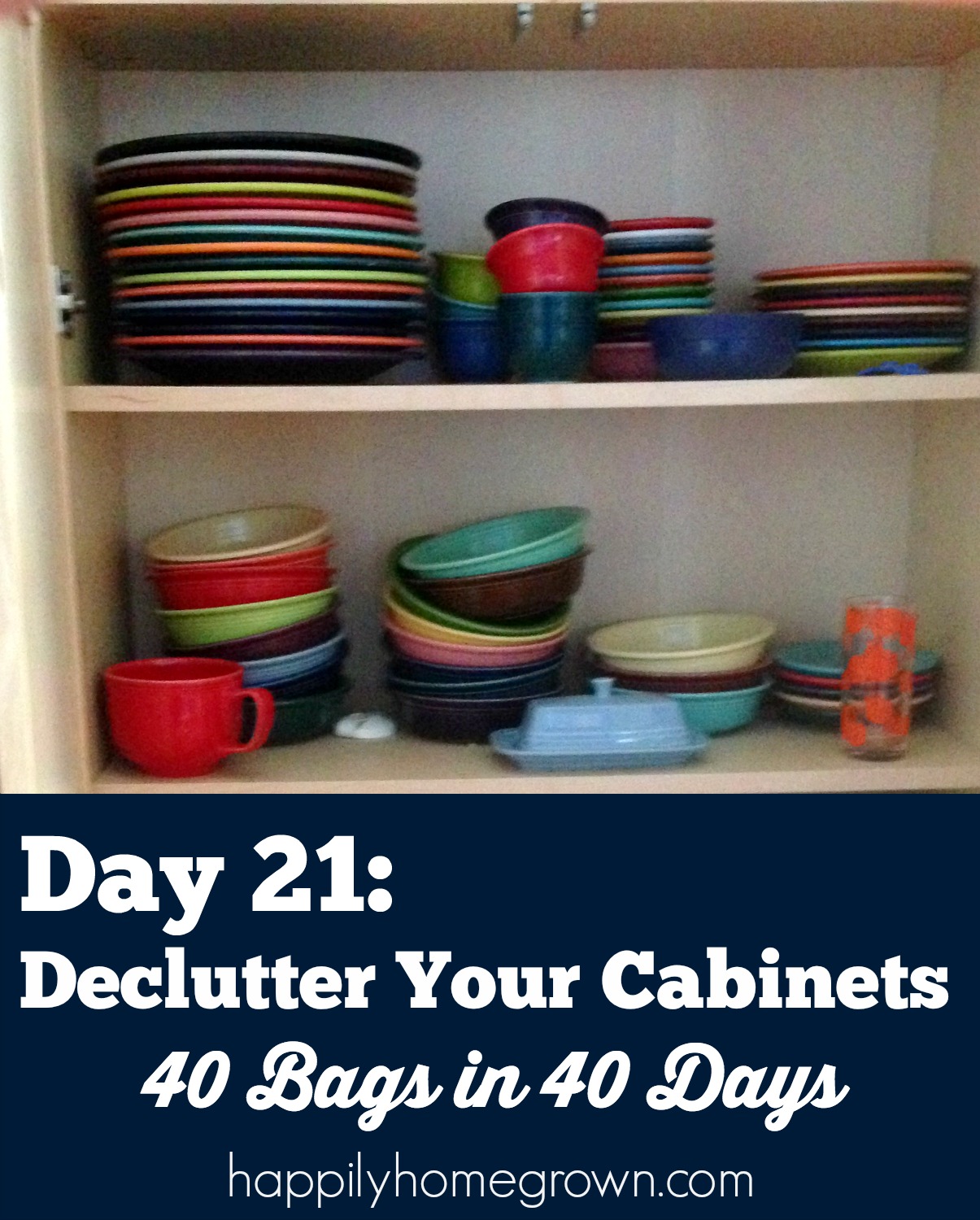 day 21 declutter your cabinets