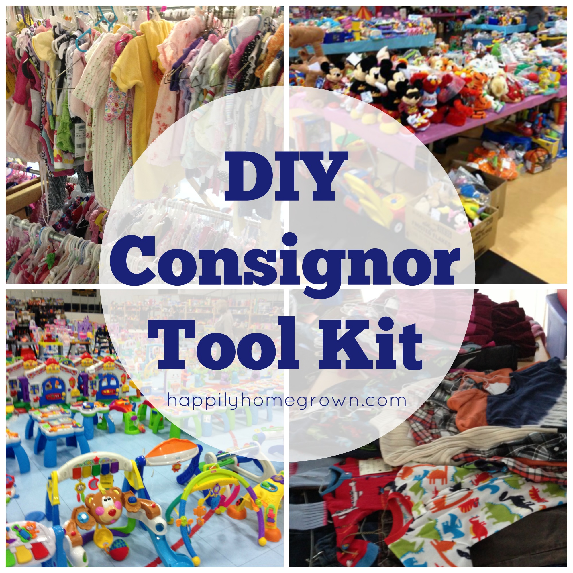 By creating your own consignor tool kit, you will have all of the items you require at your finger tips ready to go each consignment season!
