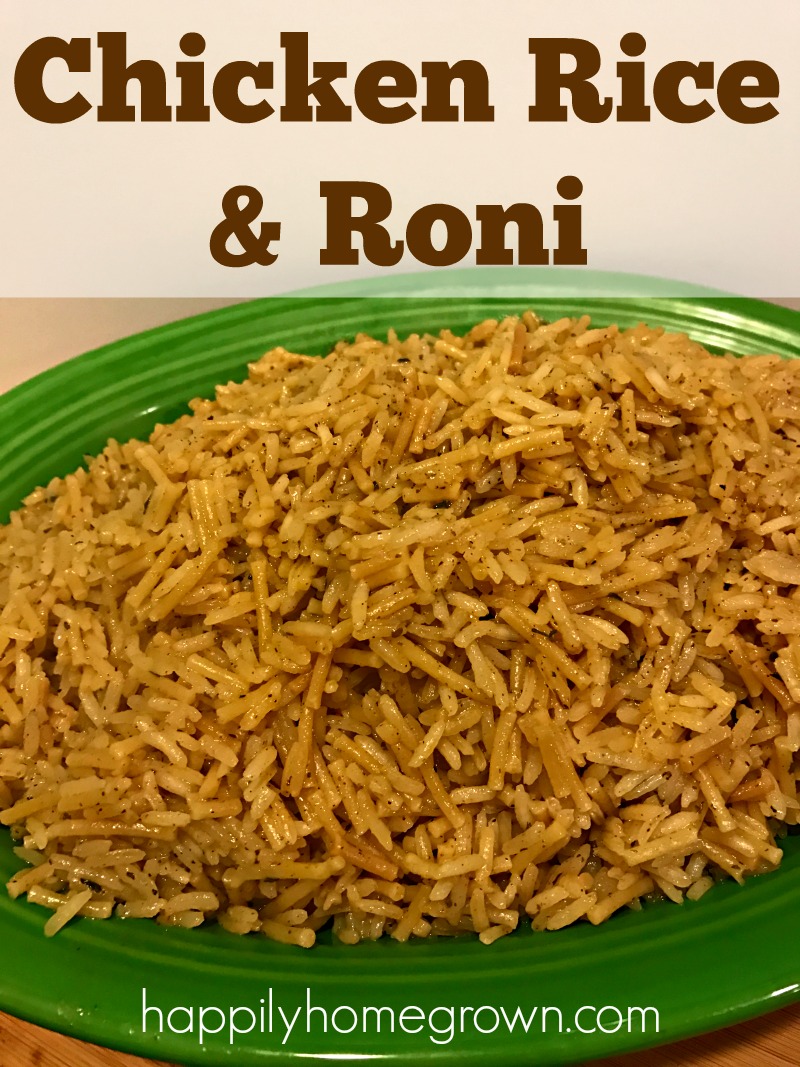 My meat and potatoes husband tried the homemade Chicken Rice & Roni, and loved it! Now we make a big batch for the pantry, and you can too!