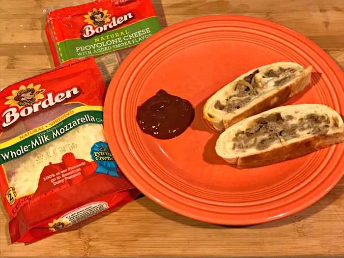 A new twist on a Philly classic - Philly Cheesesteak Stromboli, made with Borden Cheese®, is sure to be a hit at your next get together.