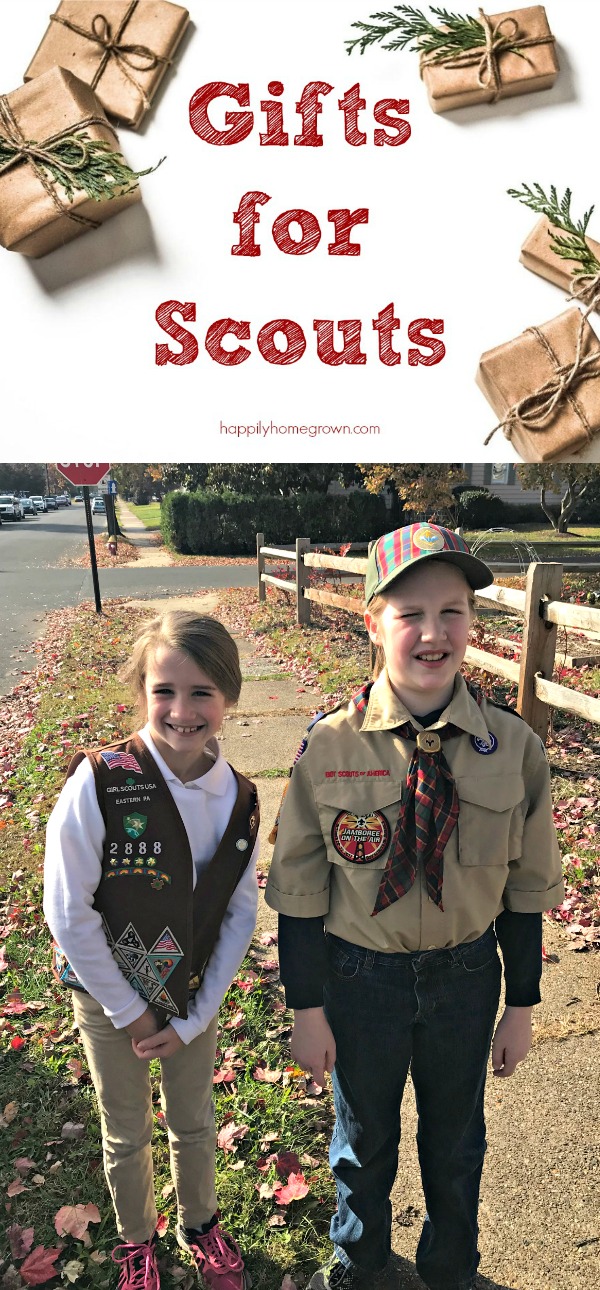While holiday gifts always include toys & clothes, in our house they also have scout related gifts. Here are 5 gifts perfect for the scouts in your family.  