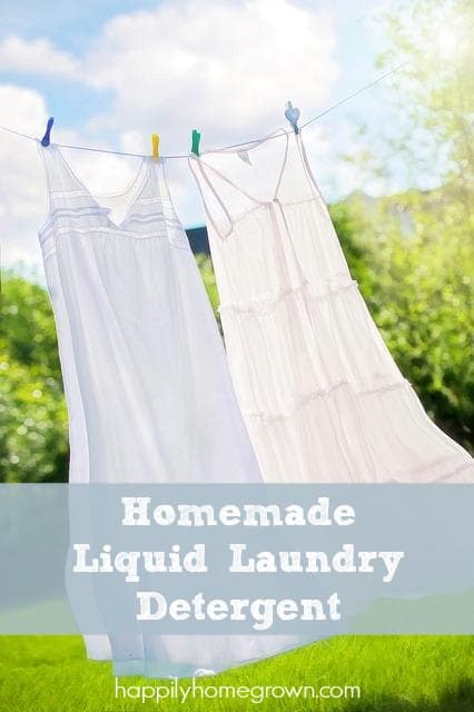 I make my own laundry detergent instead of buying it at the store, and you know what, I like it more than the name brand that I grew up using!