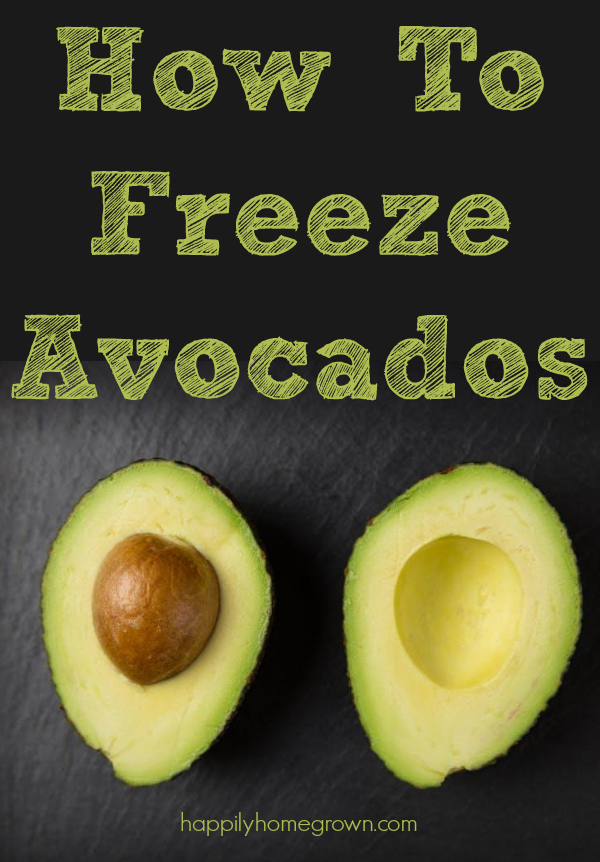 When I learned that you could freeze avocados it rocked my culinary world!  Now I can purchase avocados on sale and freeze them for later.
