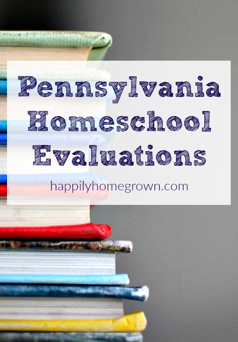 Pennsylvania state law requires that every homeschooler's progress is evaluated once per academic year (July 1-June 30) to ensure that progress has occurred in the homeschool program. Stephanie Huston can help you comply with state law by offering expert evaluations.