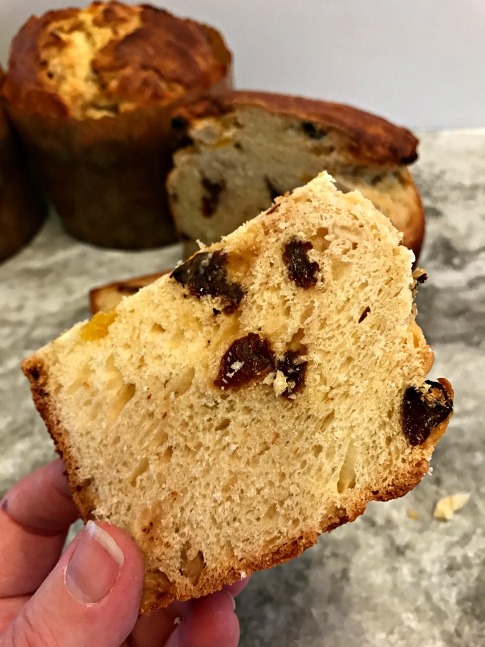 I’ve been wanting to make homemade panettone for years, but was always intimidated by stories that this slightly sweet, eggy, Italian raisin bread took days to make. Who has time for that? So I stuck with mediocre store bought varieties. That was until this year.