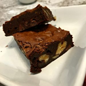 Chocolate Walnut Brownies Go Better With Milk (and how you can help give one student fresh milk for an entire school year with Heifer International) #GiveHeifer