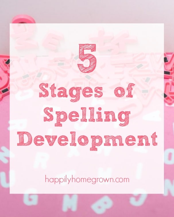 5 Stages of Spelling Development