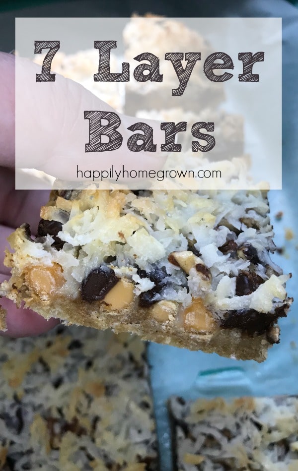 Sometimes you want a treat that is rich and decadent, and that's exactly what you get with these delicious 7 Layer Bars.