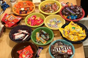 There are a number of creative ways to get rid of the leftover Halloween candy - from donations to using it in baked goods.
