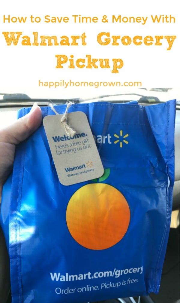 Walmart Grocery Pickup is seriously a life-changer!  You order fresh groceries, Walmart does the shopping and loads your car for FREE. How easy is that? 
