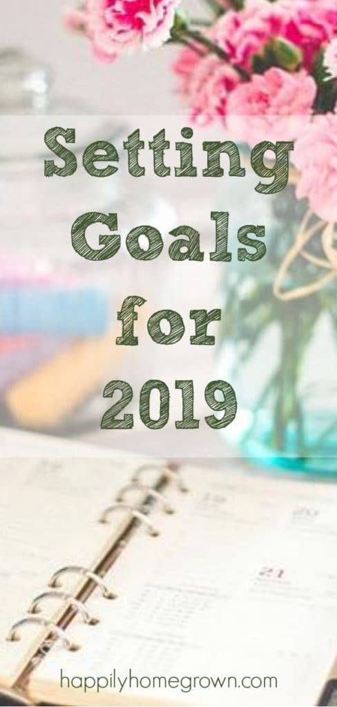 Setting Goals for 2019 - Happily Homegrown